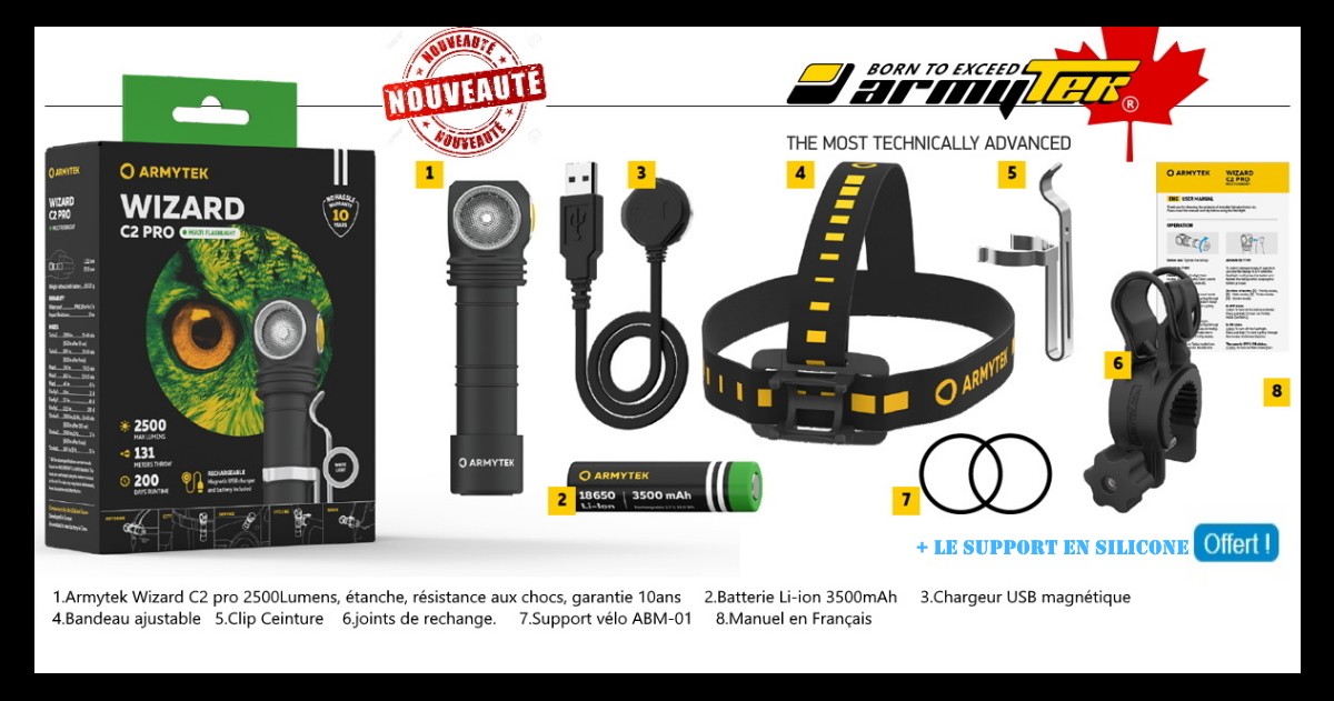 Armytek Wizard C2 pro USB